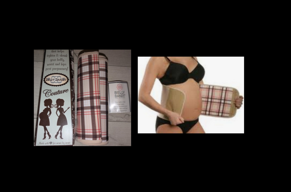New in Box Belly Bandit Pregnancy Wrap Plaid - Size L